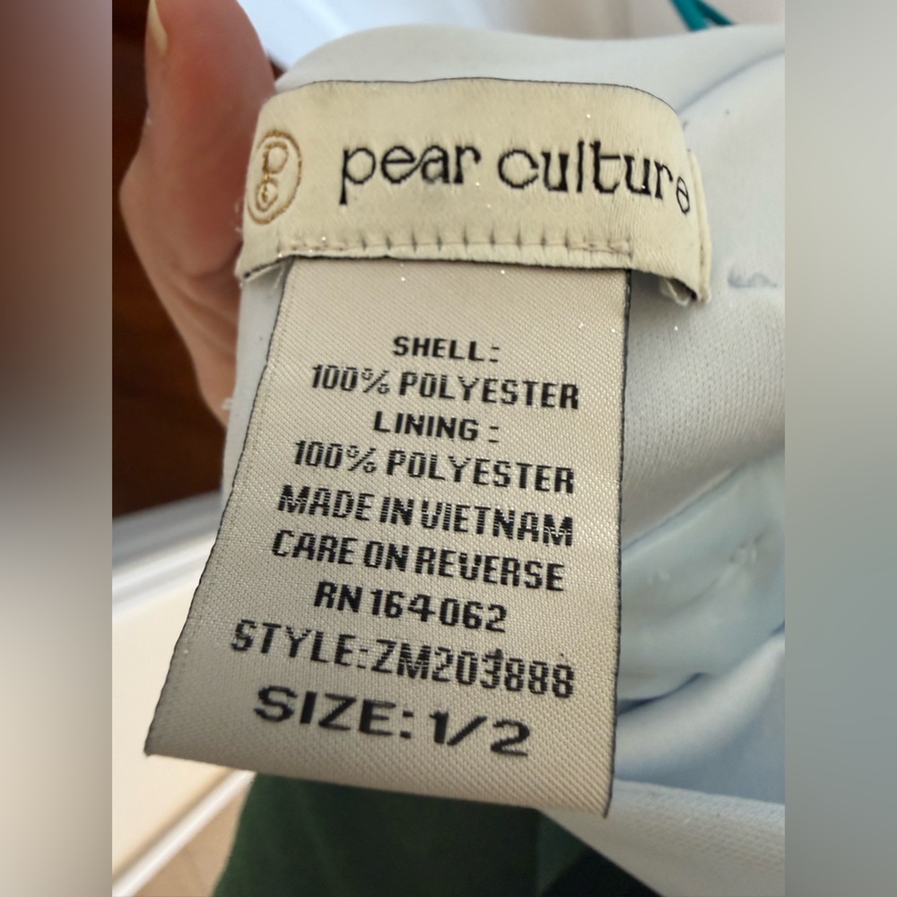 Light Blue Pear Culture Formal Dress - Picture 5 of 10